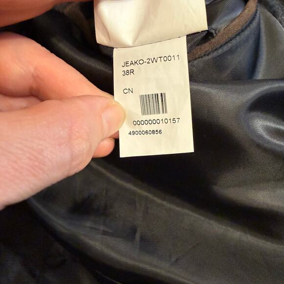 Lauren Ralph Lauren Men’s Wool Blend Overcoat Charcoal Gray Topcoat Lined Jacket - Picture 11 of 13